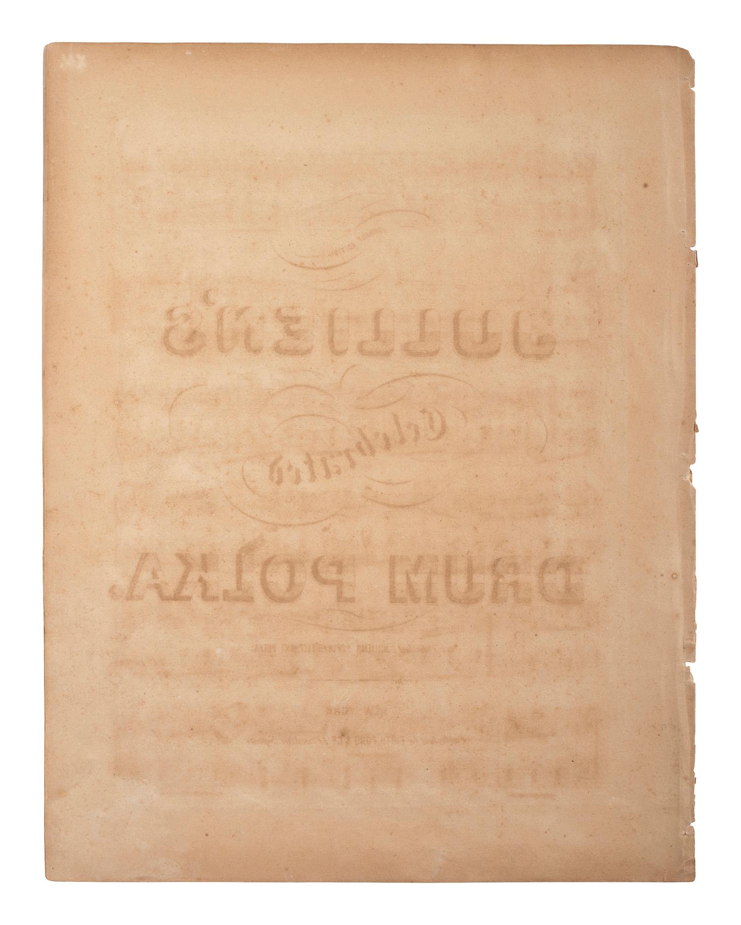 [CIVIL WAR -- CONFEDERATE]. O Give Me a Home by the Sea . Augusta, Georgia: A.E. Blackmar, ca 1860s.
