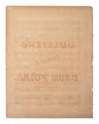 [CIVIL WAR -- CONFEDERATE]. O Give Me a Home by the Sea . Augusta, Georgia: A.E. Blackmar, ca 1860s.
