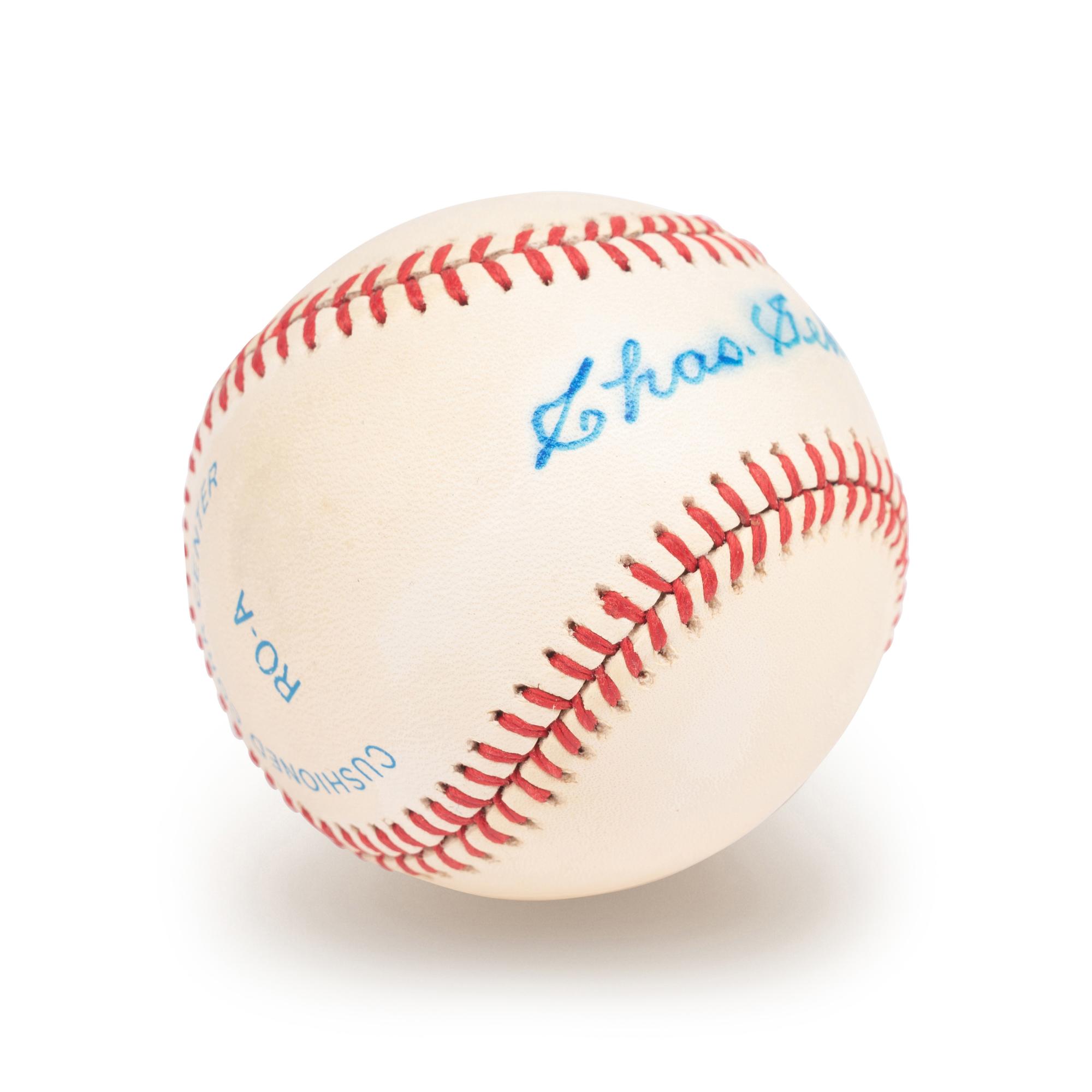 A Charlie Gehrigner Signed Autograph Baseball (Beckett Authentication Services BAS Certified),