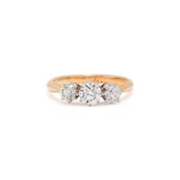 THREE STONE DIAMOND RING