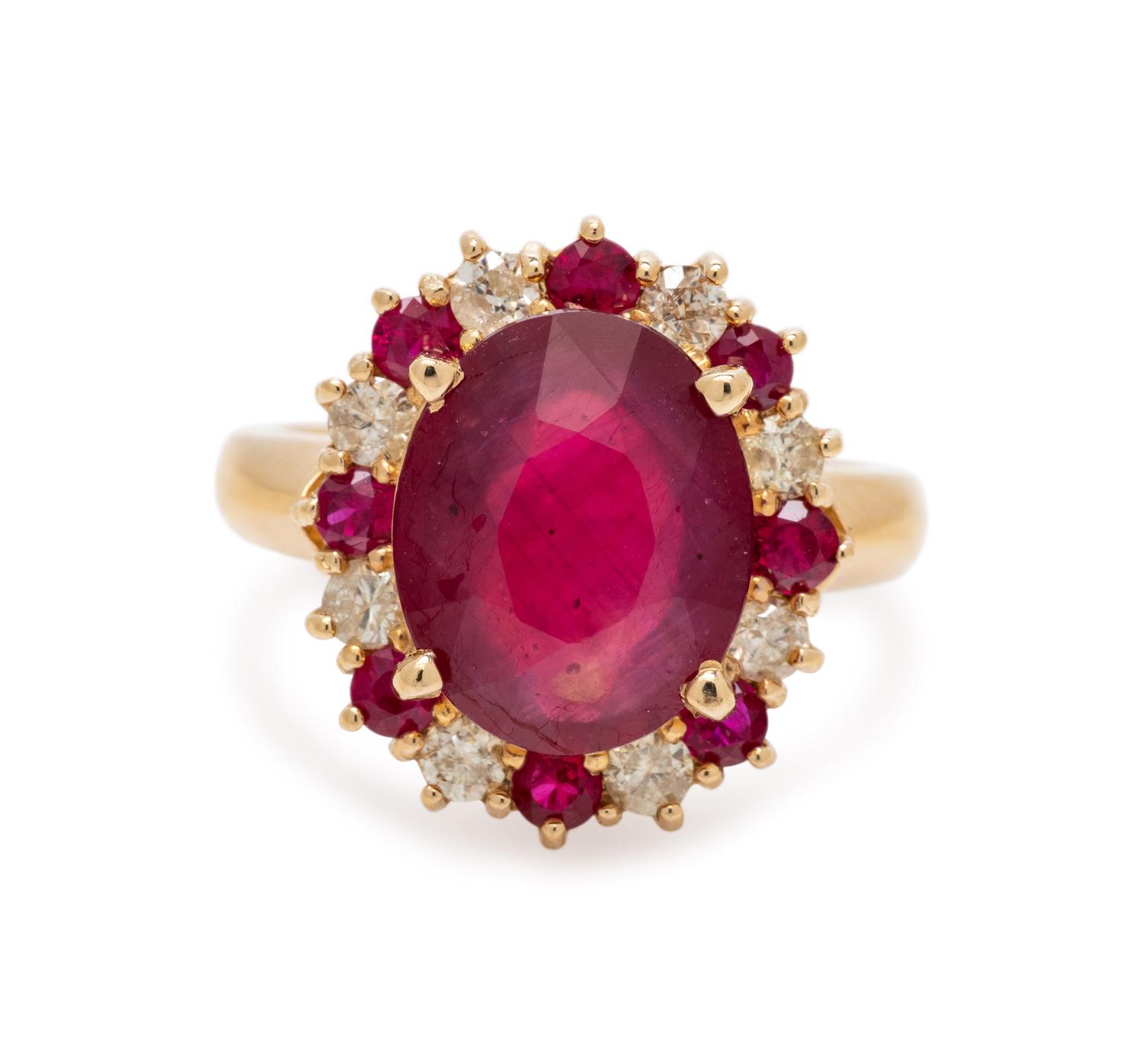 RUBY AND DIAMOND RING