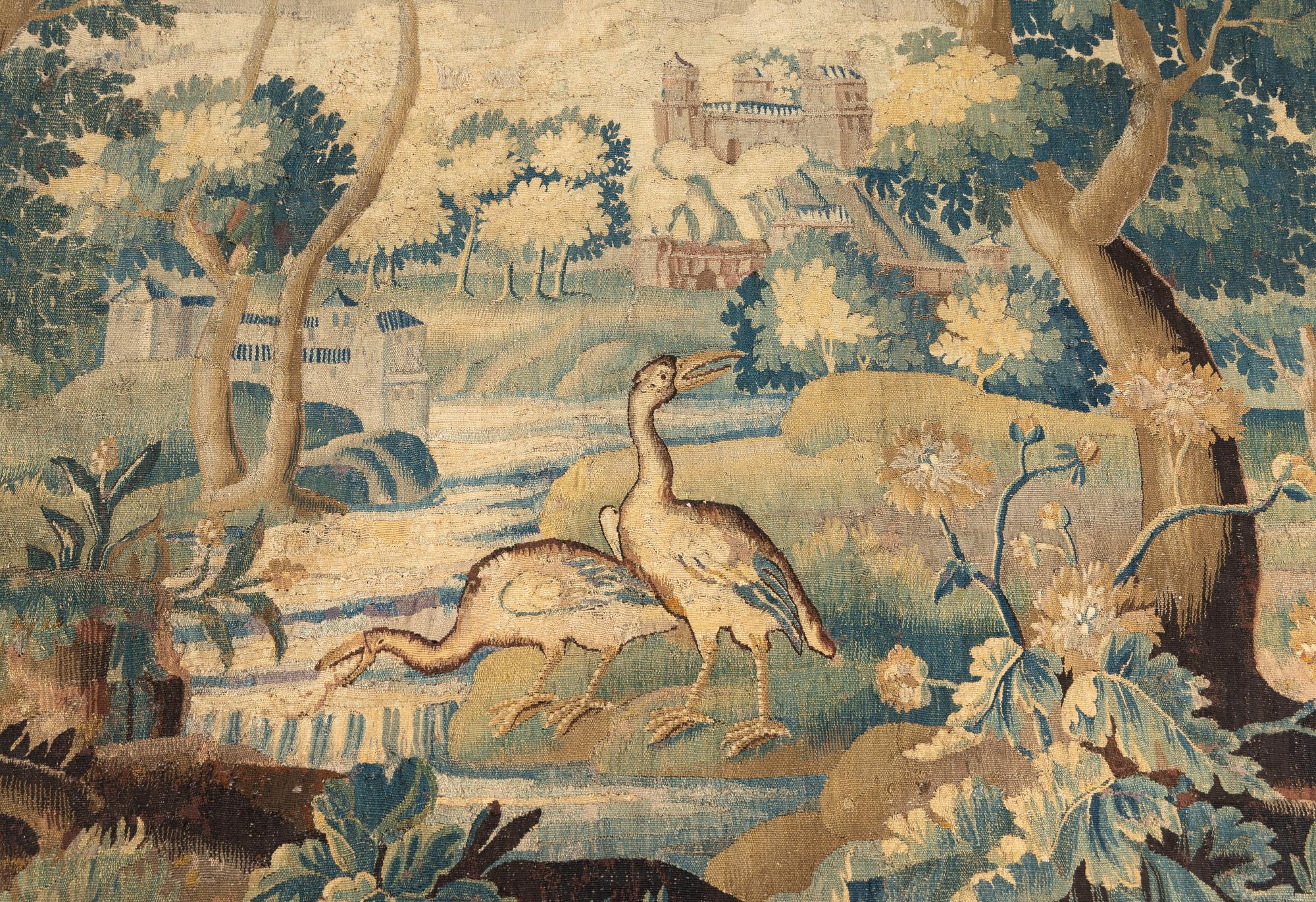 An Aubusson Wool Tapestry