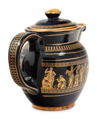A Greek Gilt Decorated Porcelain Dessert Service
