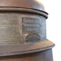 A Copper and Iron Vessel, Lisotto Grappa Distillery 14" W x 17.5" D x 34.5" H — Italy, 20th Century