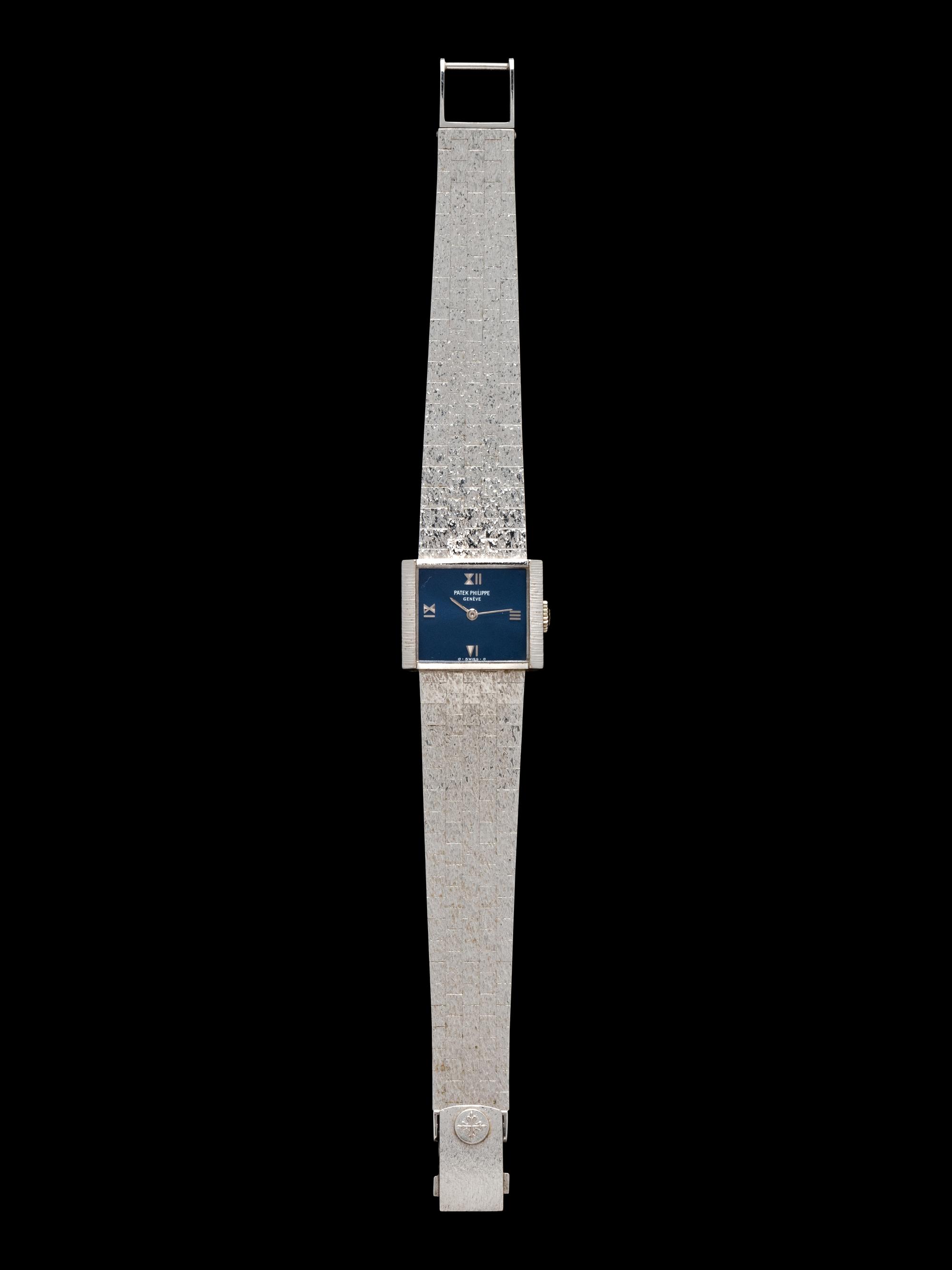 PATEK PHILIPPE, 18K WHITE GOLD WATCH