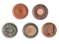 [EARLY PHOTOGRAPHY - UNION CASES]. A group of 10 assorted "oreo" cases containing portraits of children and young adults, including: