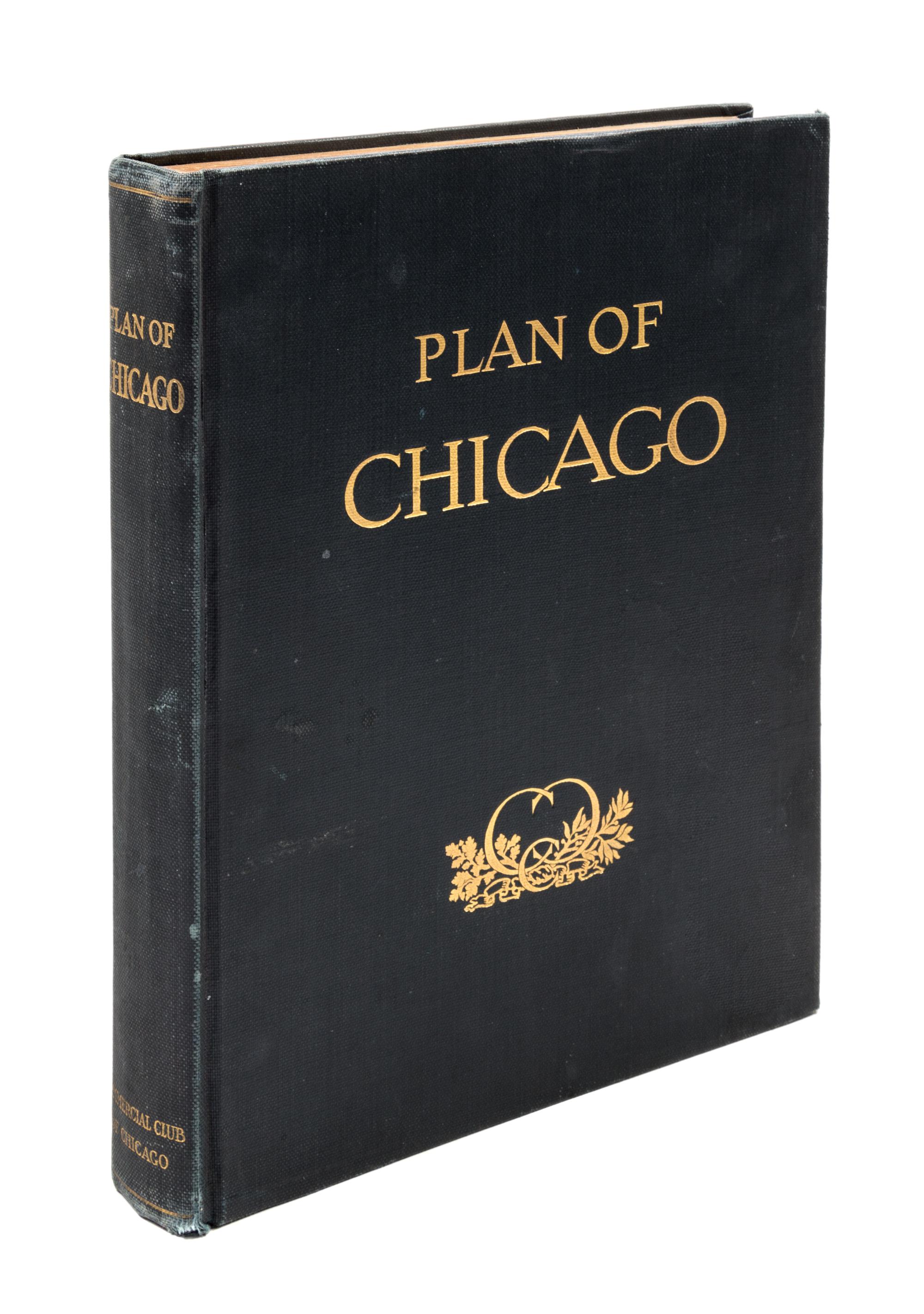 (CHICAGO) BENNETT, EDWARD and BURNHAM, DANIEL. The Plan of Chicago. Chicago, 1909. Limited edition number 720 of 1650.