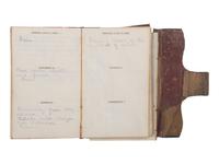 [CIVIL WAR] -- [QUANTRILL'S RAIDERS]. Diary of H.M. McCarty, editor of the Border Star at Westport, Missouri, with entries referencing 1863 clashes between Union soldiers and southern sympathizers, guerilla activity, and Quantrill's Raiders.