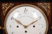 An Austrian Alabaster and Bronze Mounted Mahogany Clock