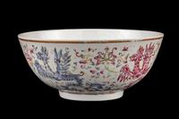 A Chinese Famille Rose Porcelain 'Phoenix' Bowl