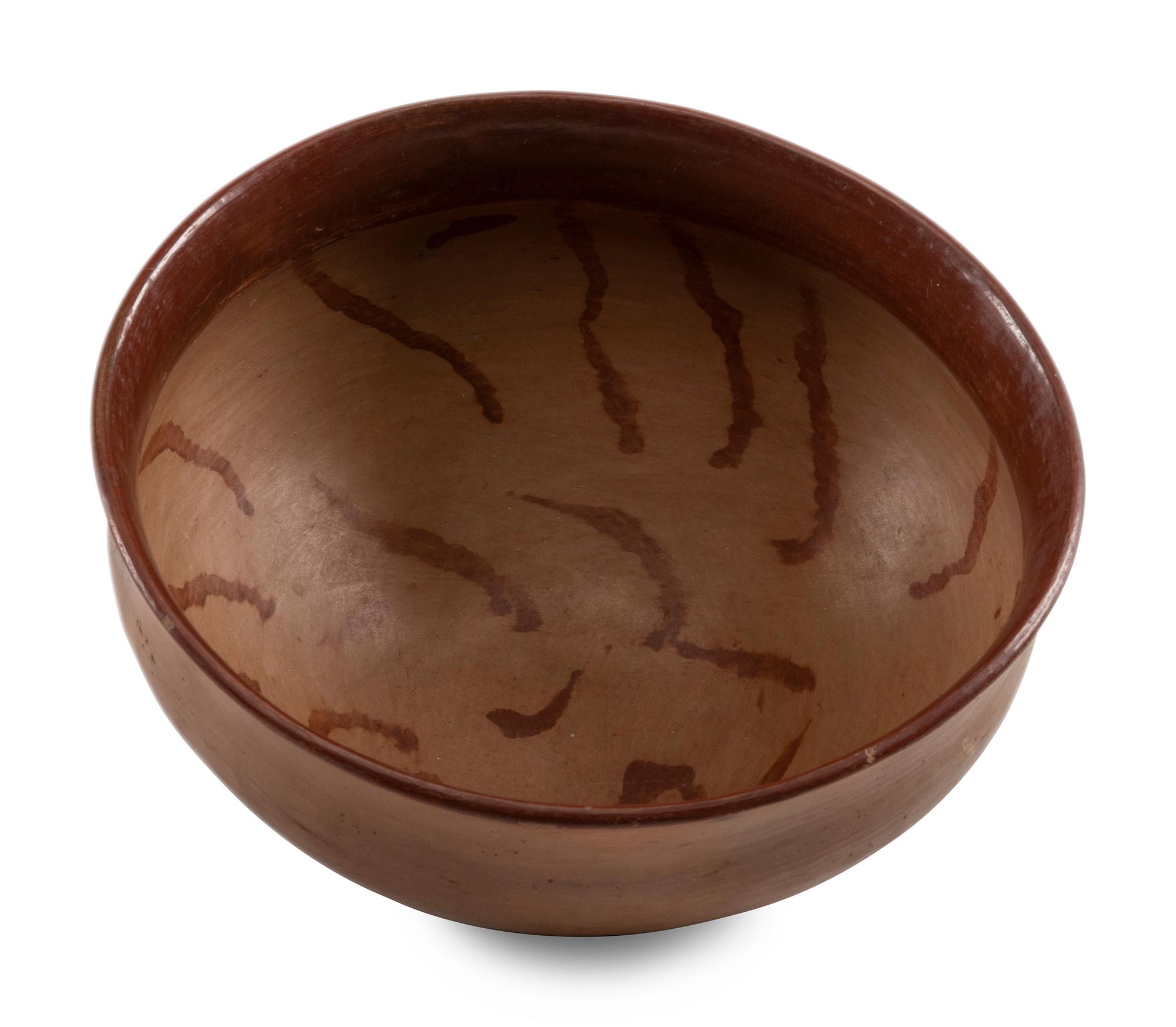 Ohkay Owingeh Redware Pottery Bowl