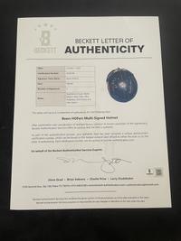 A Chicago Bears Hall of Fame Signed Autograph Full Size Helmet Including Walter Payton (Beckett Authentication Services Letter)