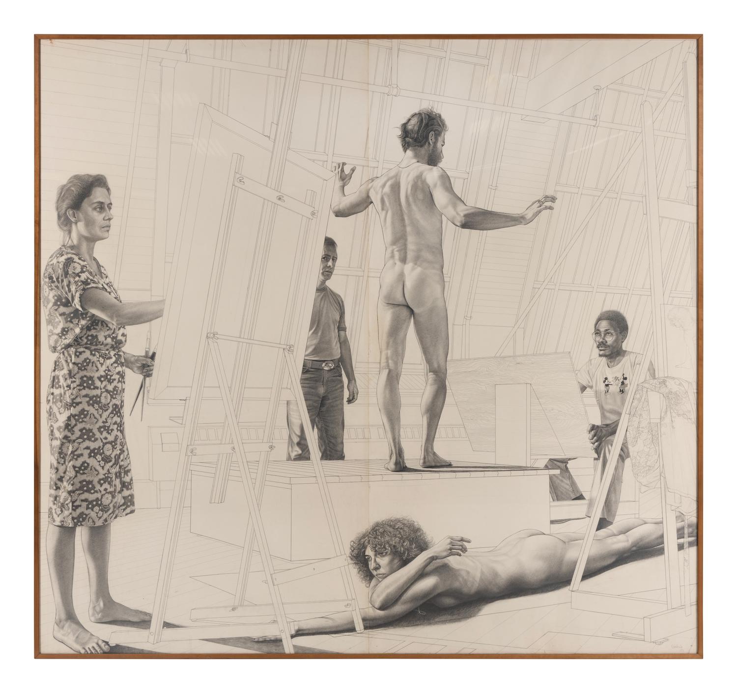 Study for Studio Figures , 1982