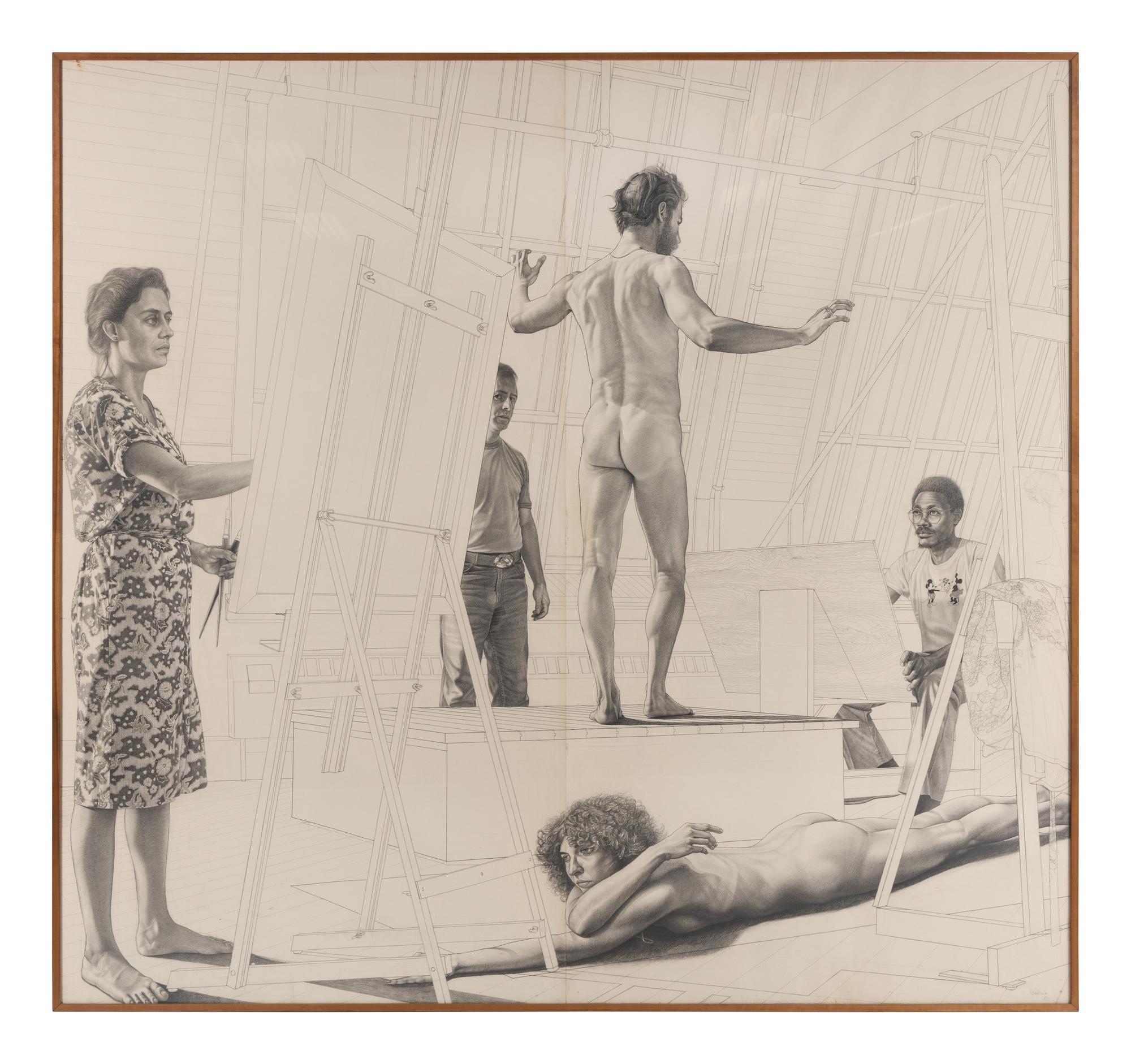 Study for Studio Figures , 1982