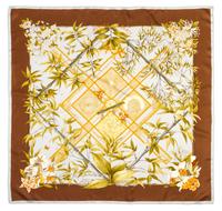 An Hermes Silk Scarf, 35 x 35 inches.