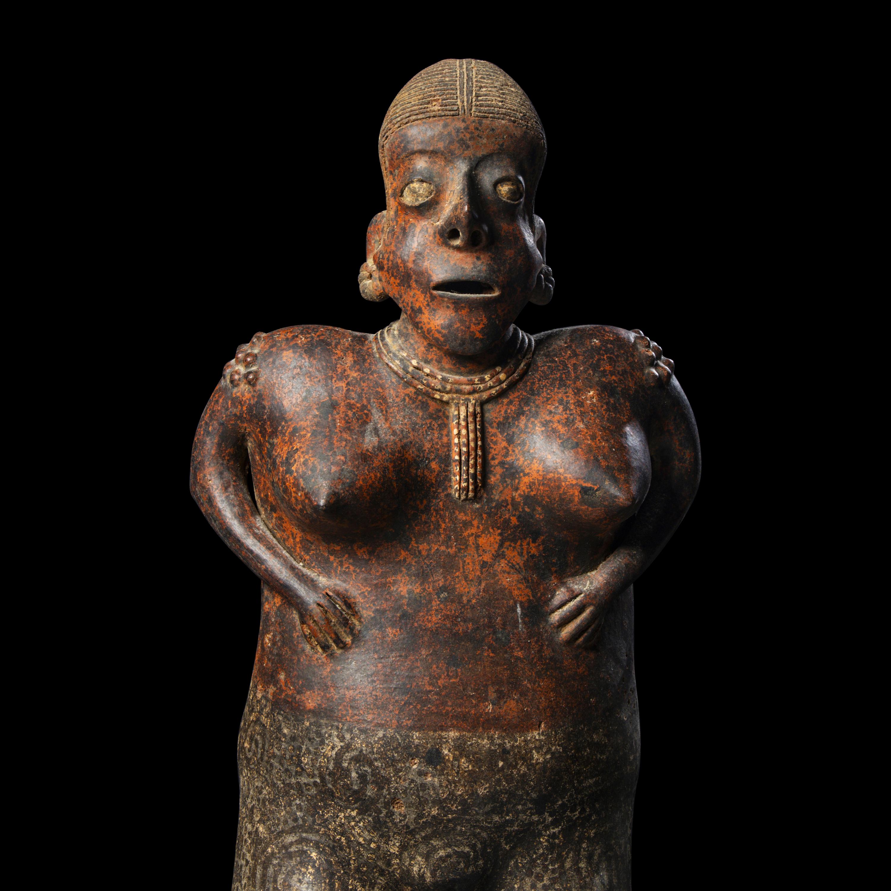 A Nayarit Terracotta Female Standing Figure