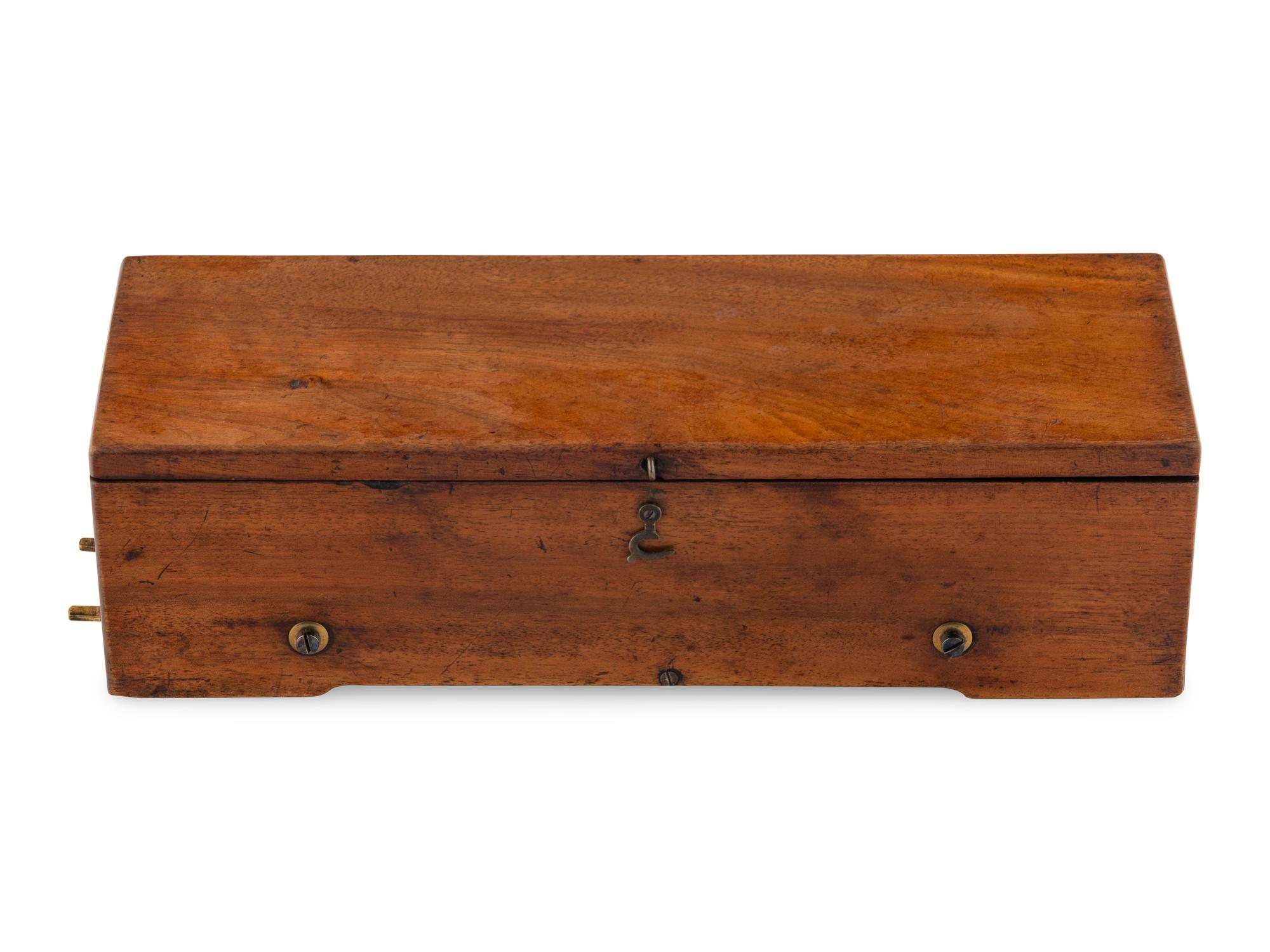 A Key Wind Six-Air Music Box by Ducommun Girod