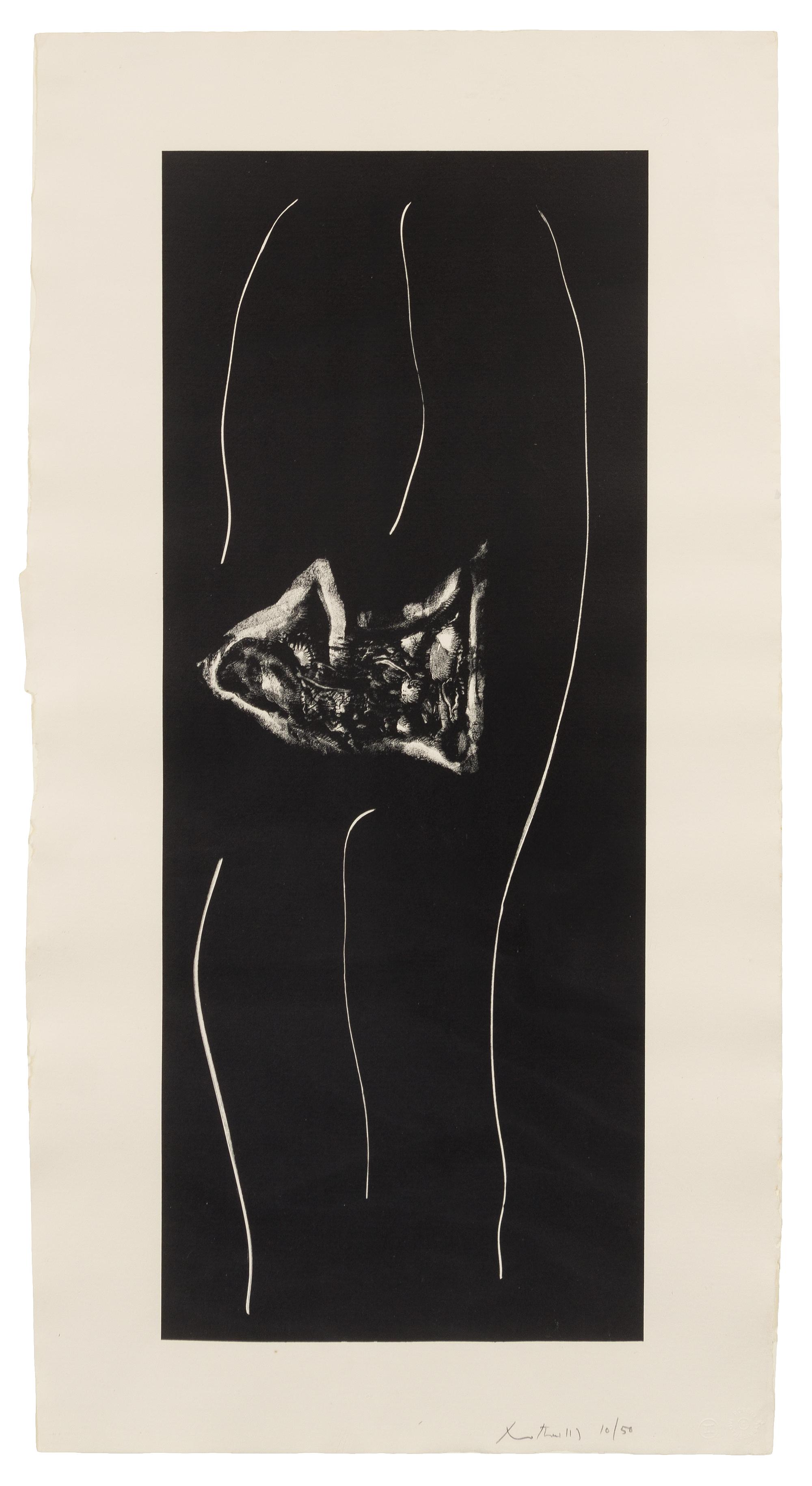 Robert Motherwell, (American, 1915-1991), Soot-Black Sonte, #6, 1973