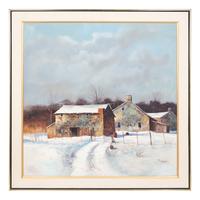 Jorge Braun Tarallo (Uruguayan, b. 1951) Farmhouse oil on…