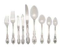 An American Silver Flatware Service
