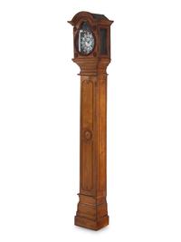 A Louis XV Povincial Fruitwood Case Clock