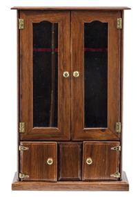 A Gun Curio Cabinet Height 6 1/4 inches.
