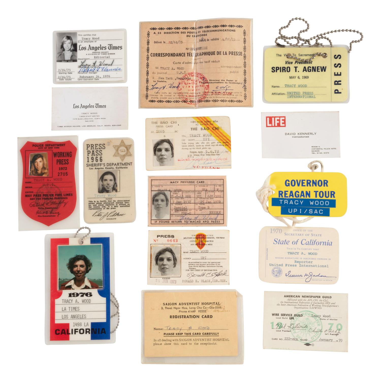 [VIETNAM WAR] - [WOMEN]. Vietnam War-era papers of Pulitzer Prize-winning combat journalist Tracy A. Wood (1943-2020), including documents related to the 1973 release of American POWs in Hanoi.