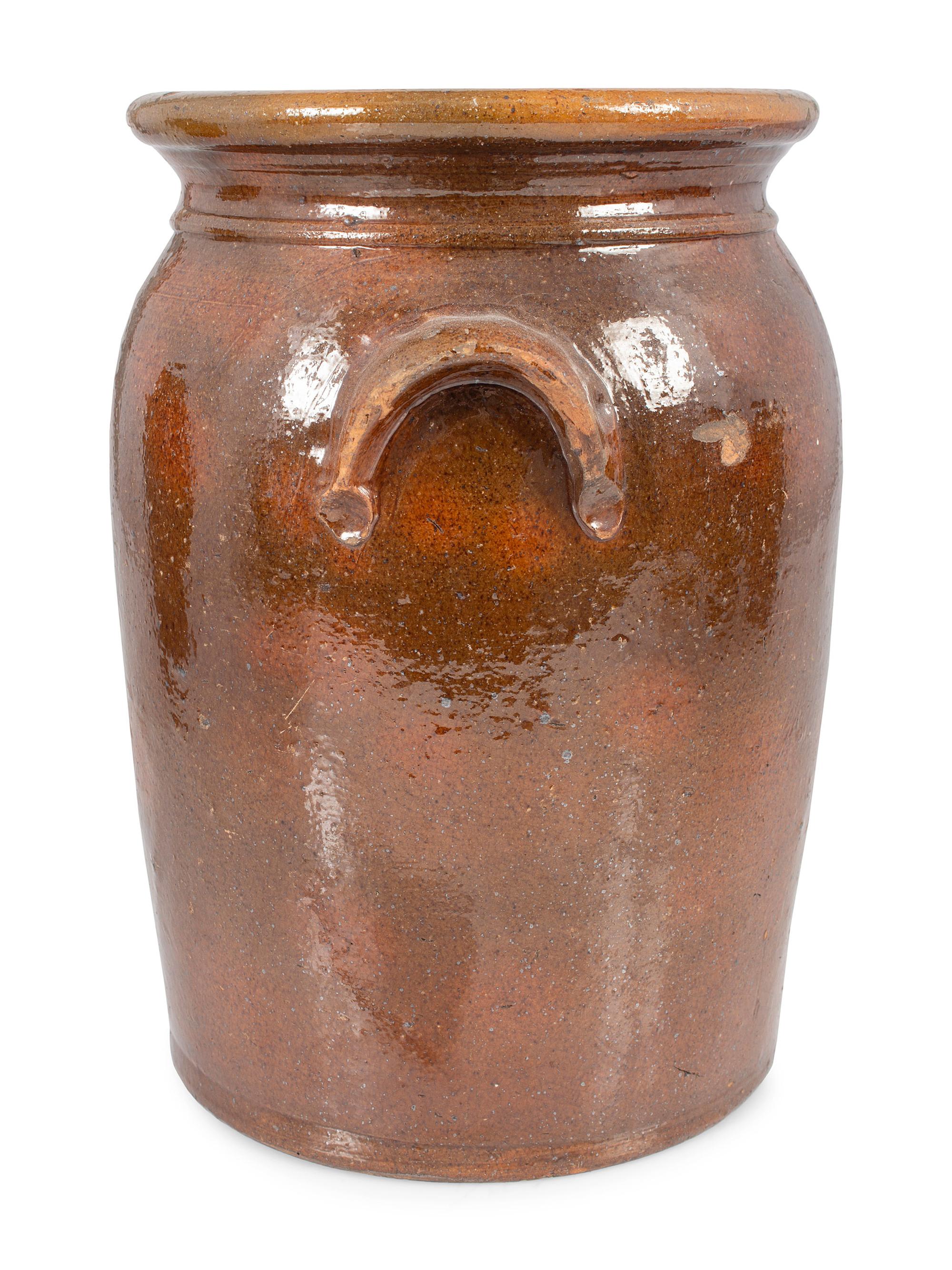Six Redware Jars
