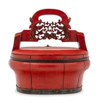 A Chinese Red Lacquered Container