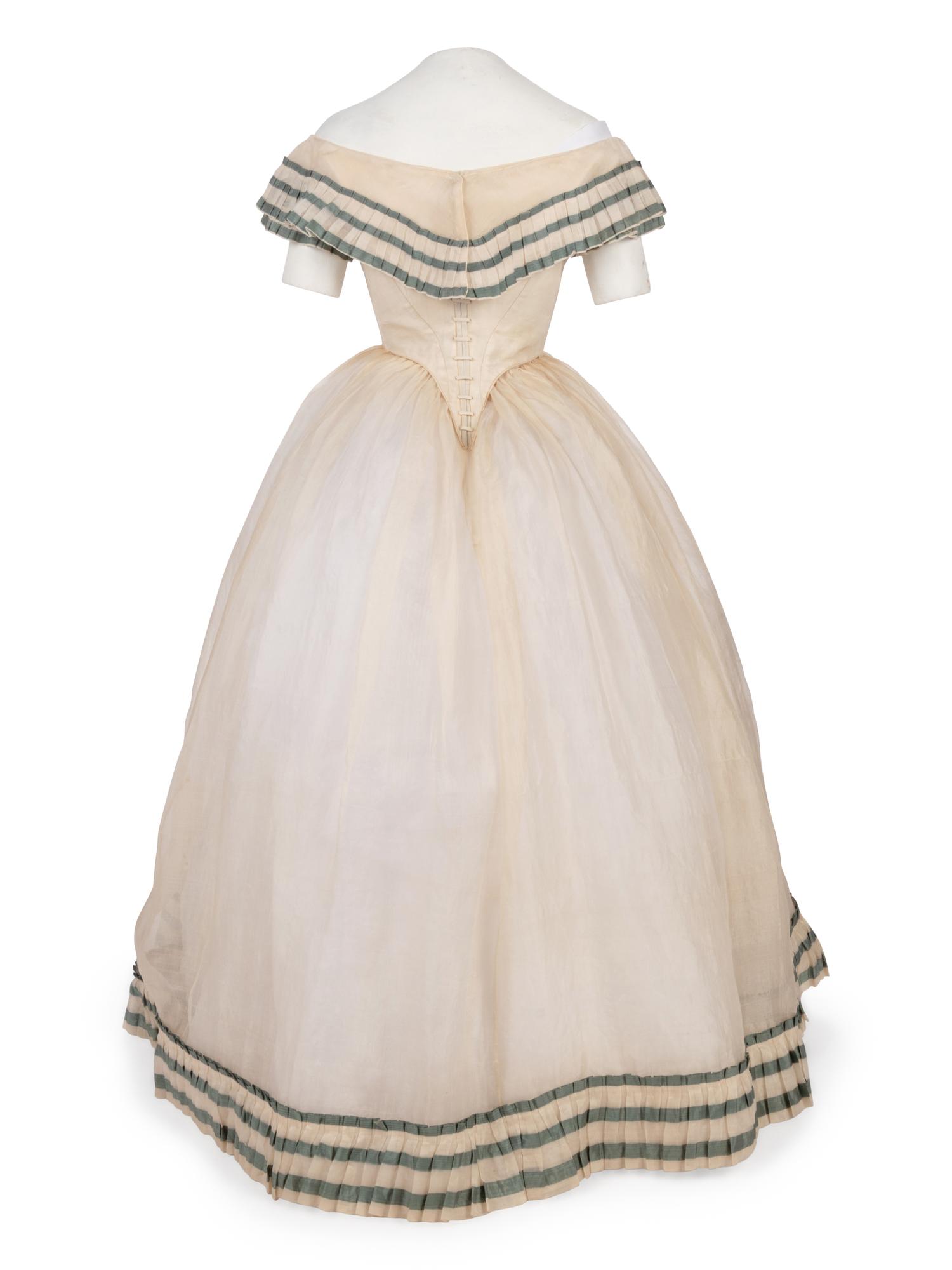 Three Piece Dress with Day and Evening Bodices, 1860s