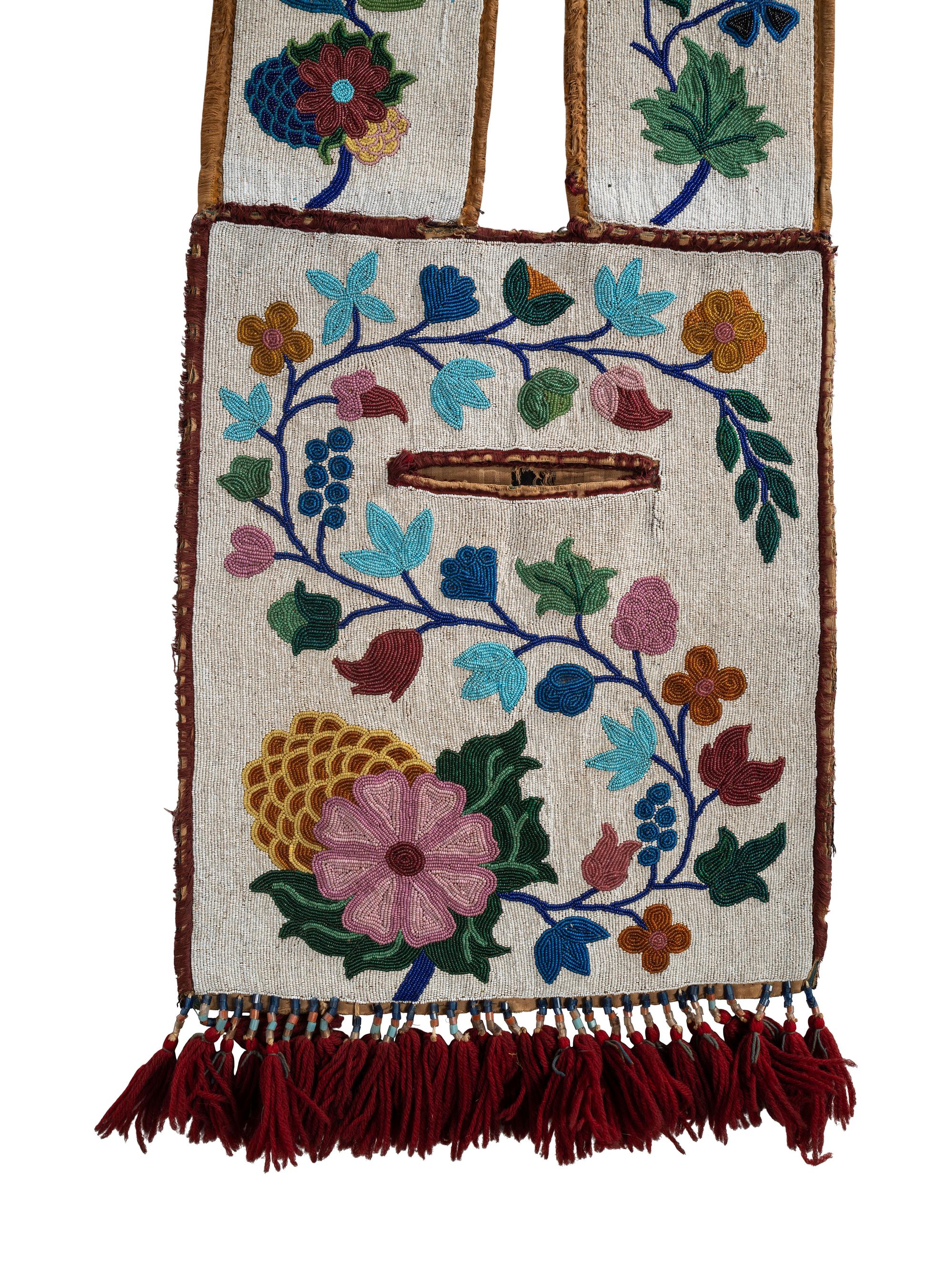 Anishinaabe Beaded Bandolier Bag