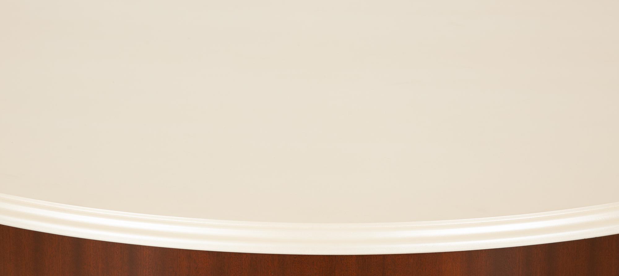 A Regency Style Carved Mahogany Ebony Inlaid Center Table — 20th Century