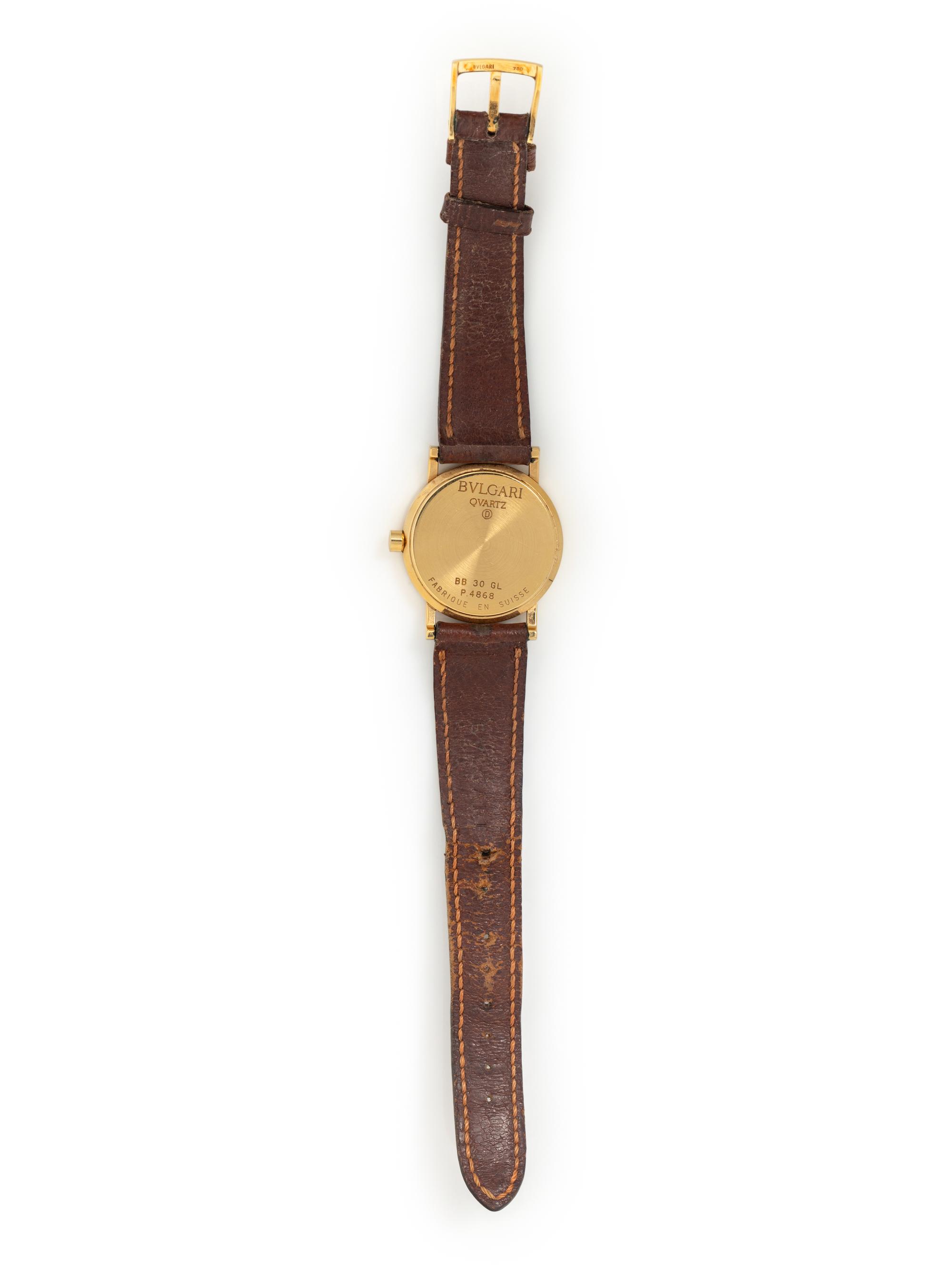 BULGARI, 18K YELLOW GOLD 'BULGARI-BULGARI' WATCH