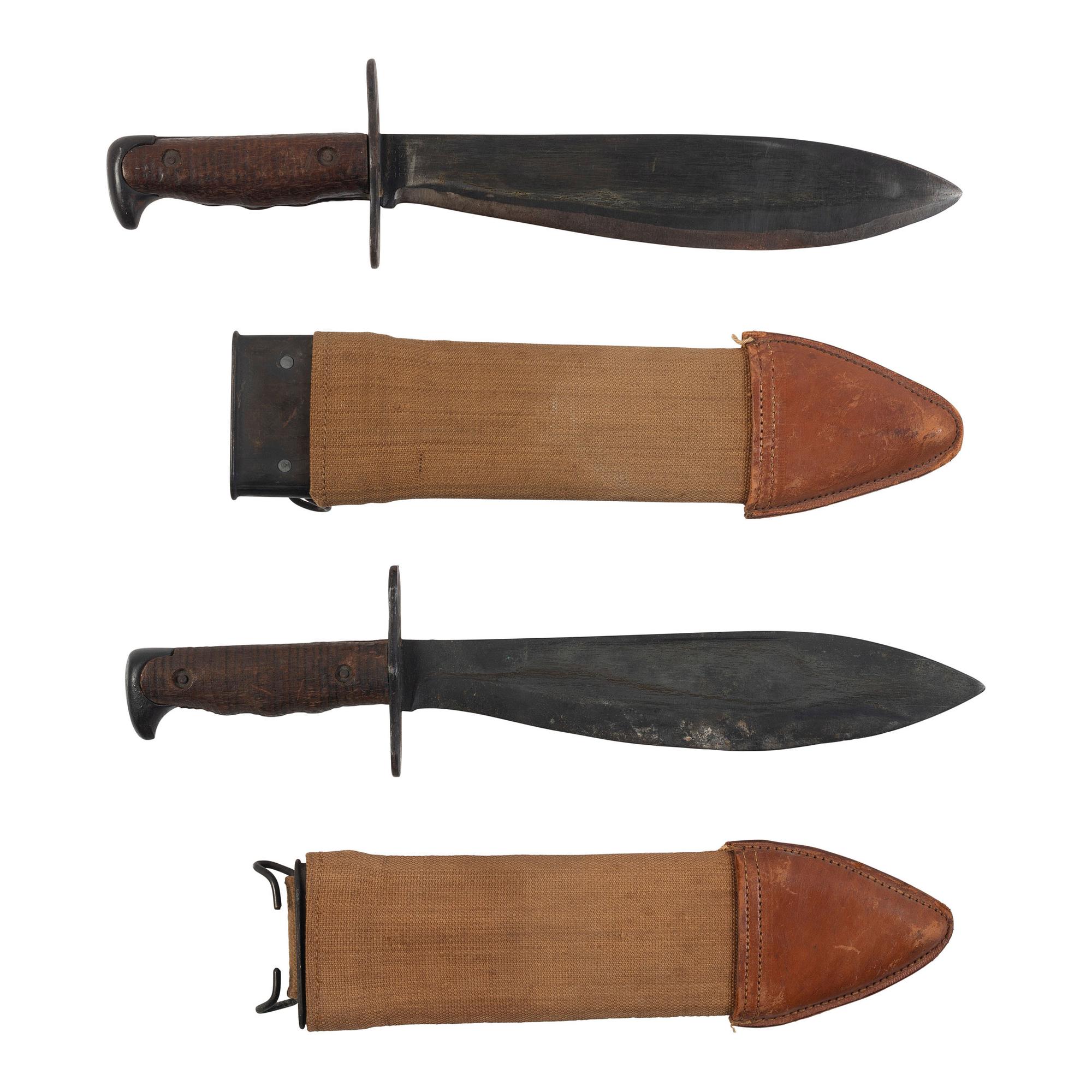 Lot of 2 US M1917 Bolo Knives