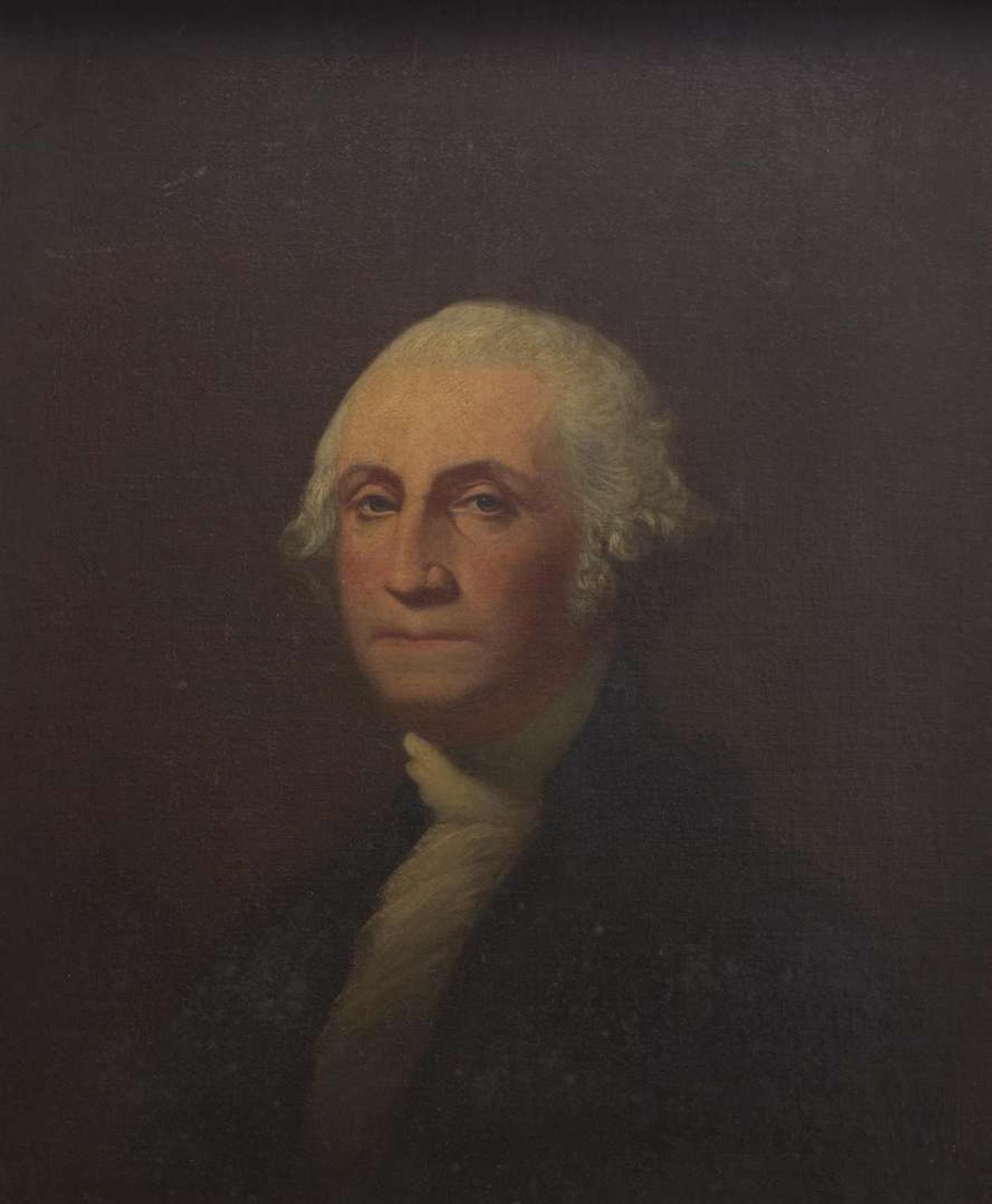 American School 19th century, After Gilbert Stuart (1755-1828) Portrait of George Washington (1732-1799)
