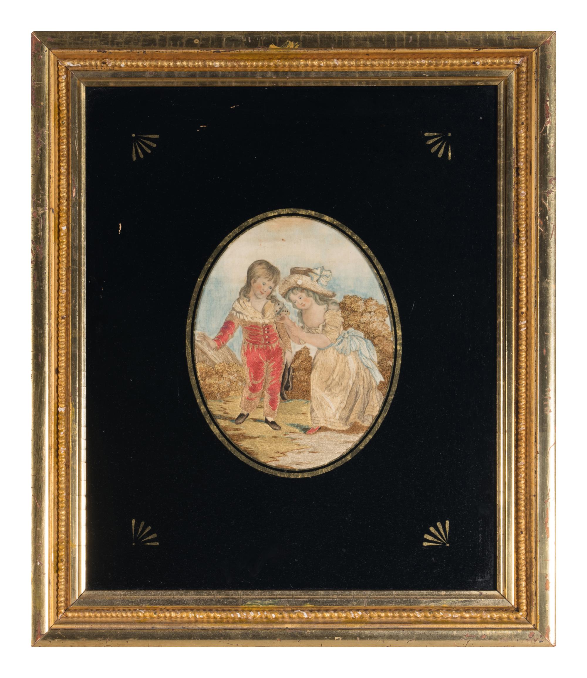 Three English Needlework Pictures