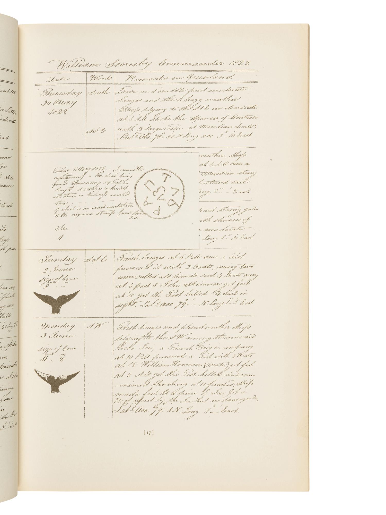 [SCORESBY, William]. Seven log-books concerning the Arctic voyages of Captain William Scoresby, senior, of Whitby, England . New York: The Explorer's Club, 1916-1917.