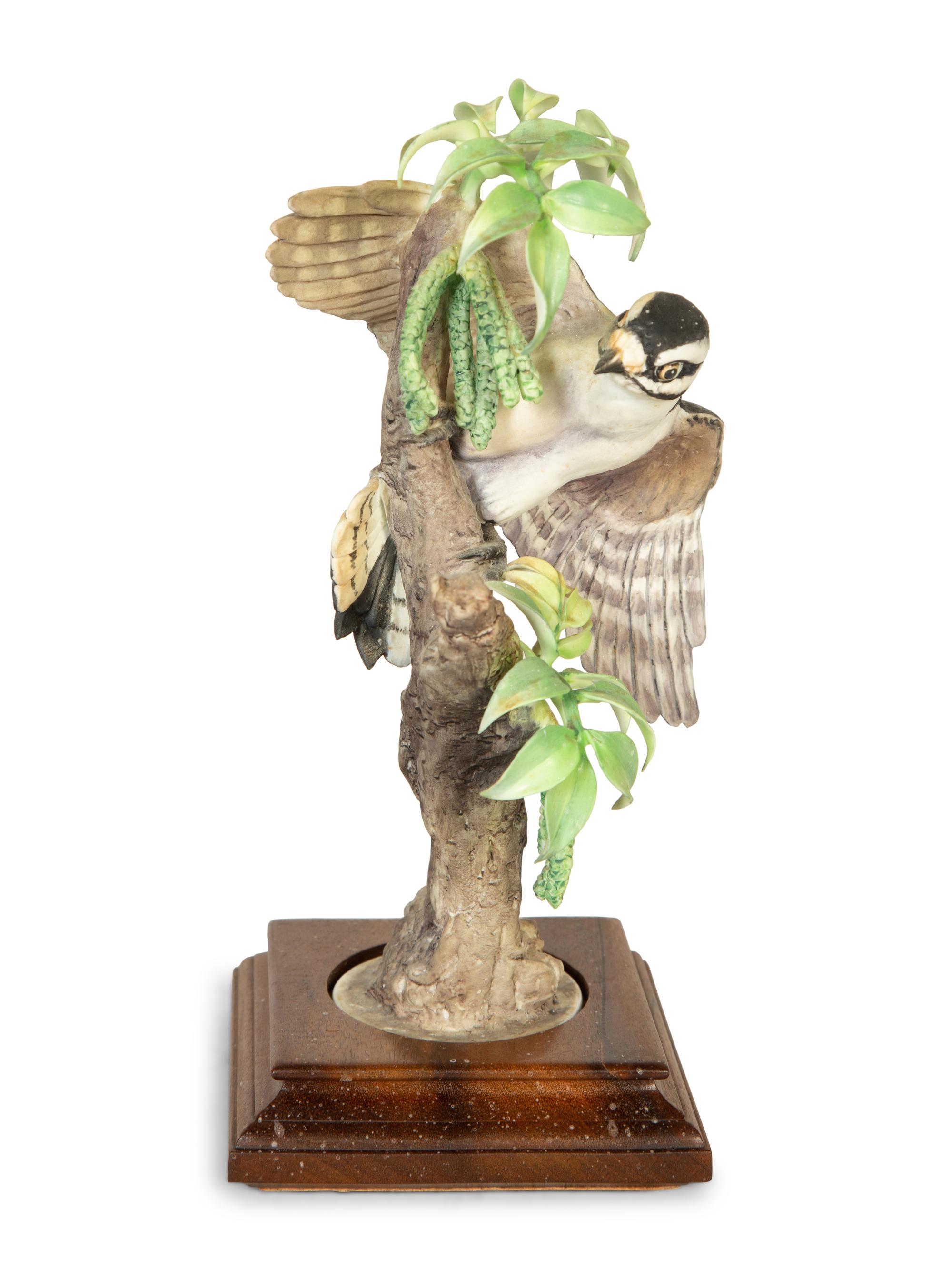 A Pair of Royal Worcester Dorothy Doughty Porcelain Birds