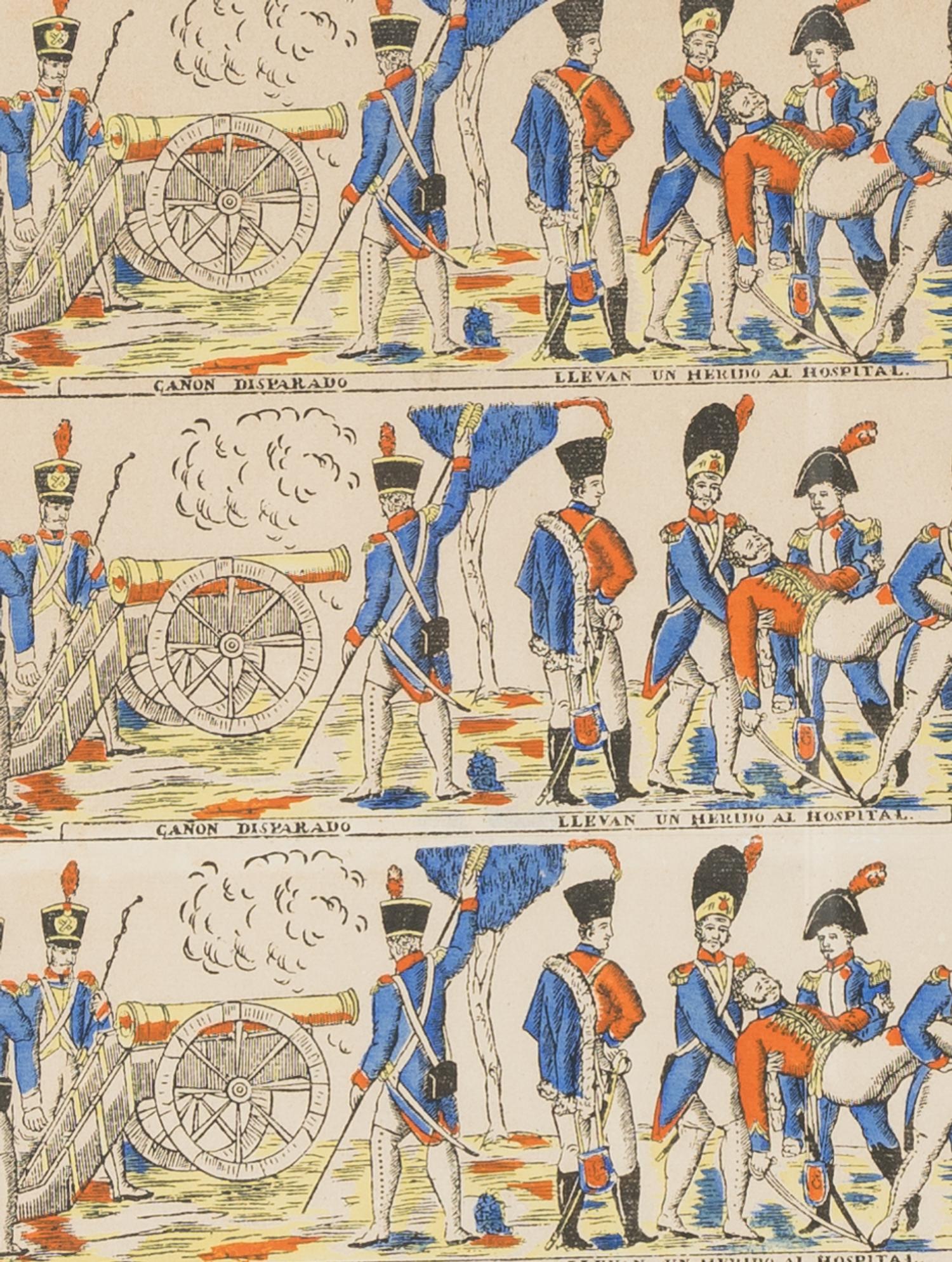 A Set of Six Prints of the Spanish Imperial Army