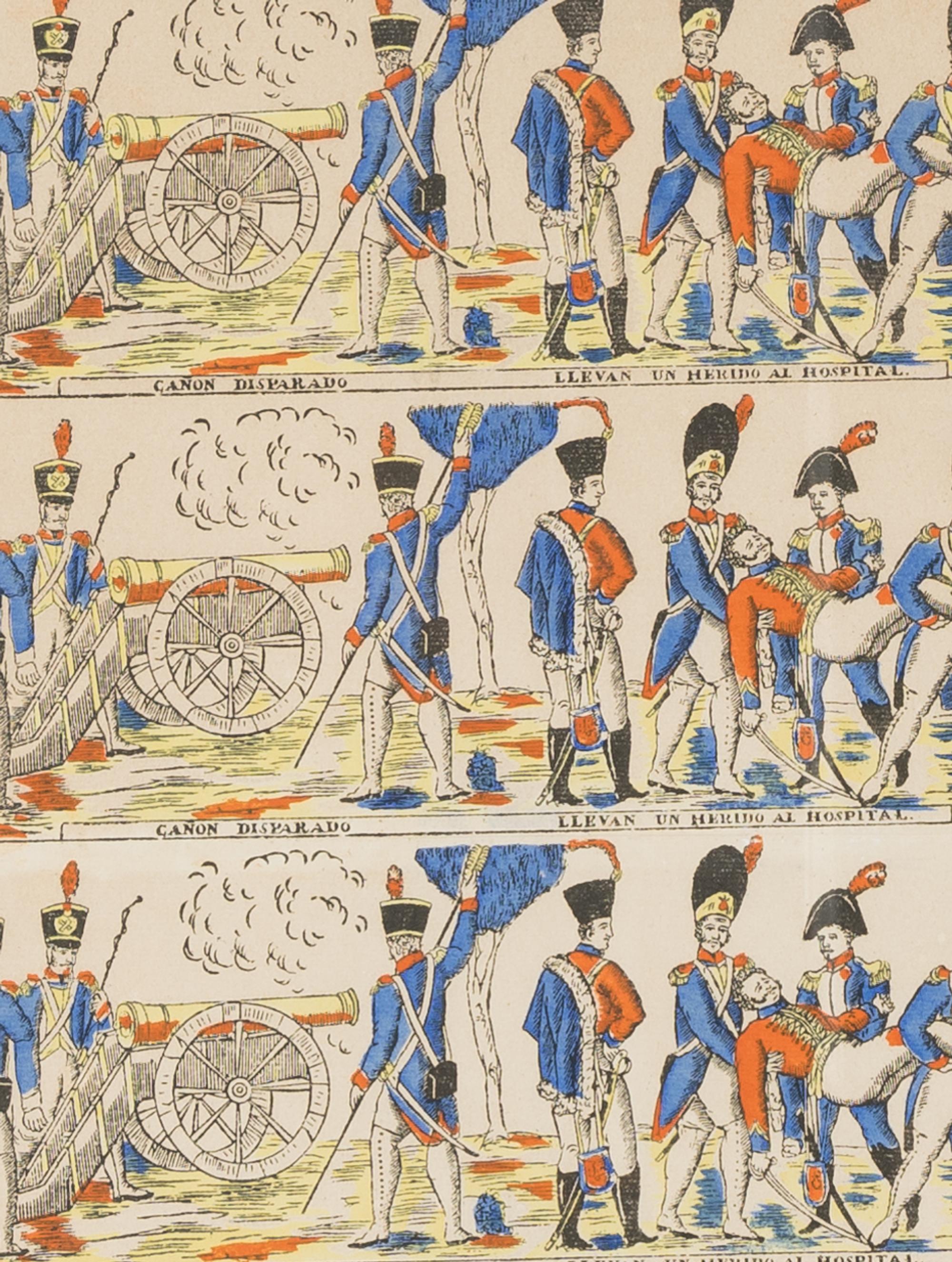 A Set of Six Prints of the Spanish Imperial Army