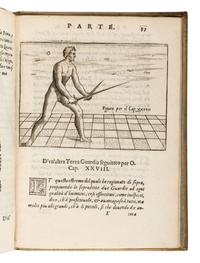 AGRIPPA, Camillo (1510s-1595). Trattato di scienza d'arme, et un dialogo in detta materia . Venice: Roberto Meghetti, 1604.