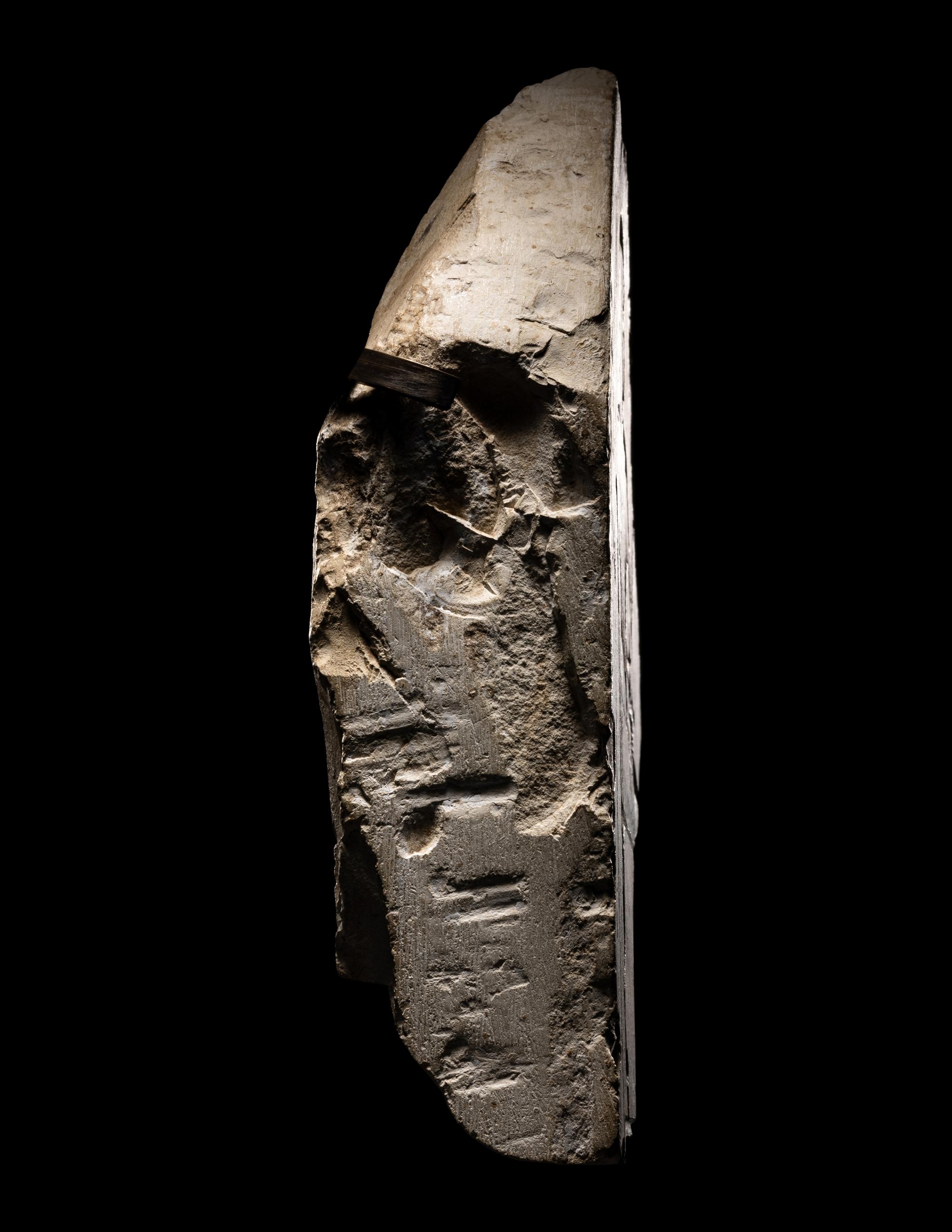 An Egyptian Painted Limestone Stele of Simut, Second Prophet of Amun