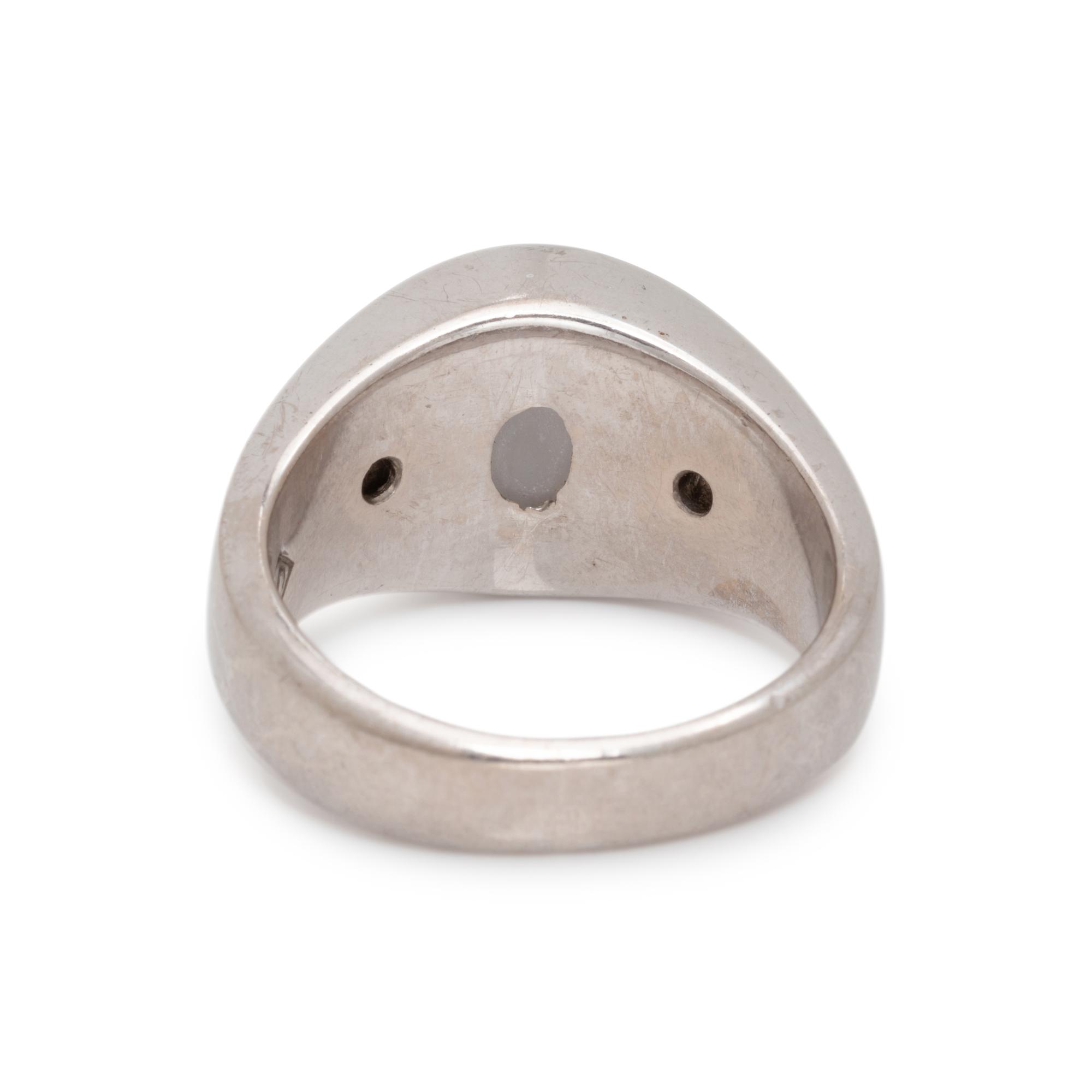 STAR SAPPHIRE AND DIAMOND RING