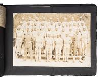 [WORLD WAR II]. Extensive US Marine Corps album identified to African American Corporal Charles H. Fowler, 52nd Defense Battalion, USMC, who trained at Montford Point, Camp Lejeune, North Carolina.