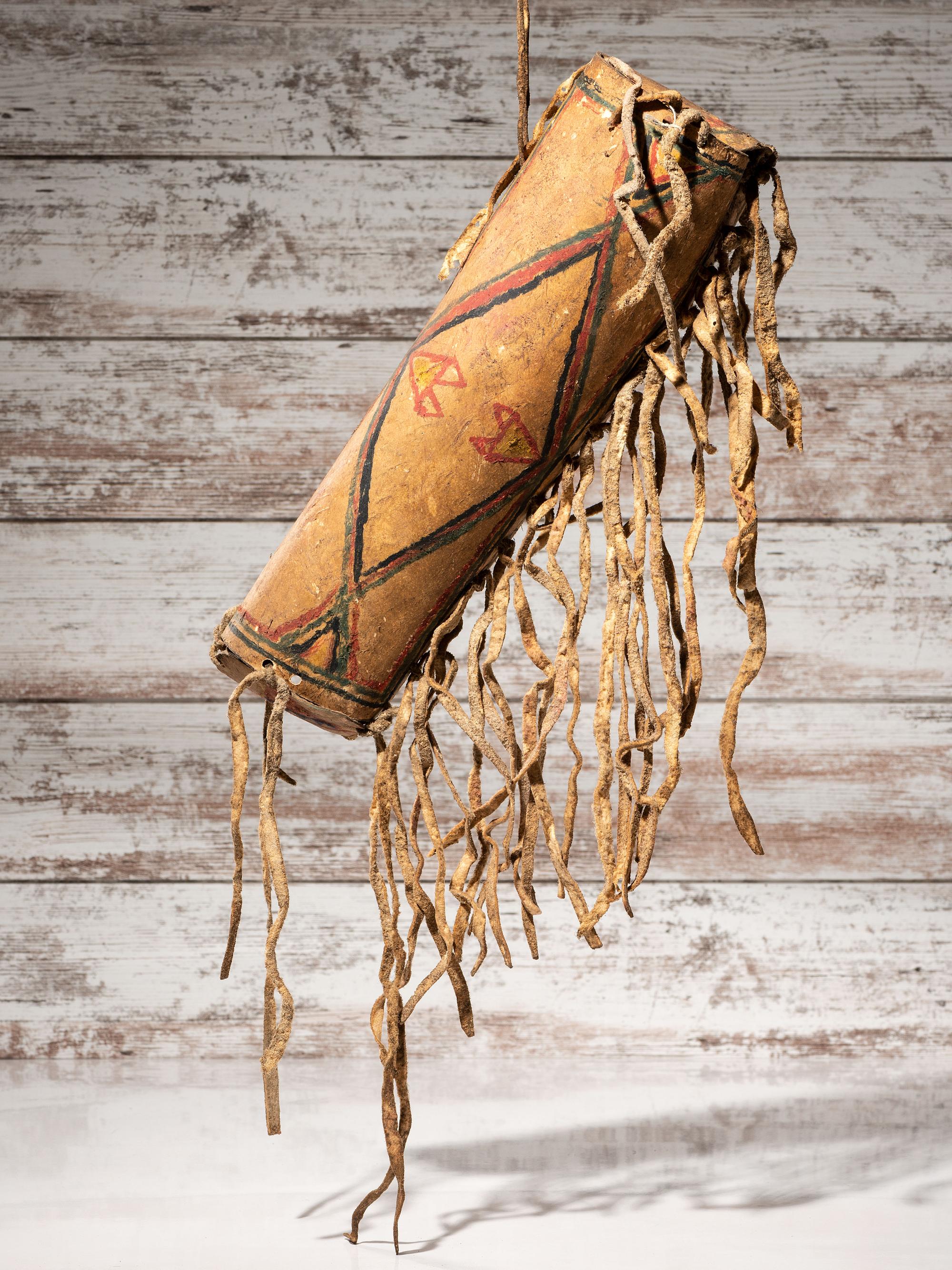Blackfeet Parfleche Cylinder