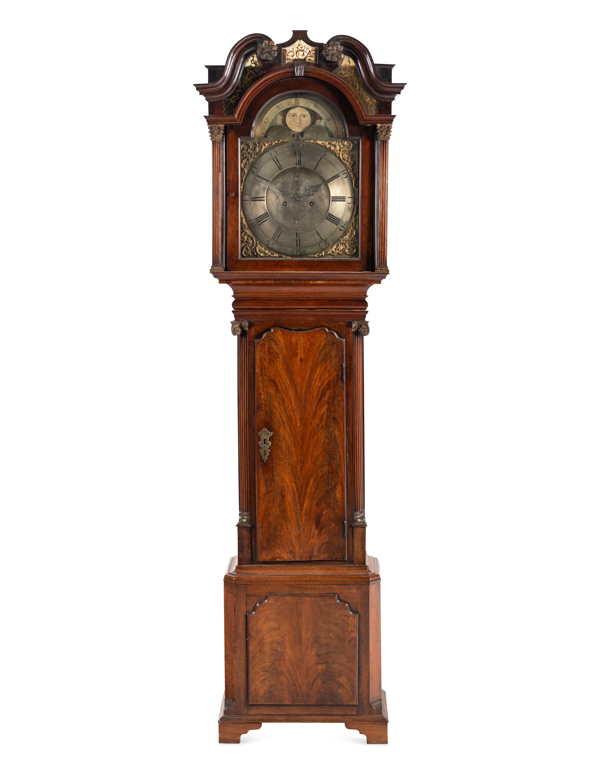 A George III Mahogany Tall Case Clock
