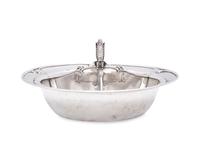 A Georg Jensen Silver Vegetable Dish with Three Part Divider