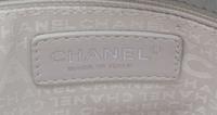 A Chanel Celadon Calfskin Leather Double Flap Handbag, 12" x 8" x 3".