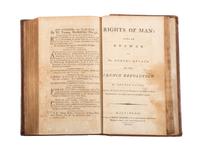 [REVOLUTIONARY WAR -- THE FRENCH REVOLUTION]. A sammelband of American editions of works by Edmund BURKE, Edmund MACKINTOSH, and scarce 1791 Baltimore printing of Thomas Paine's Rights of Man .