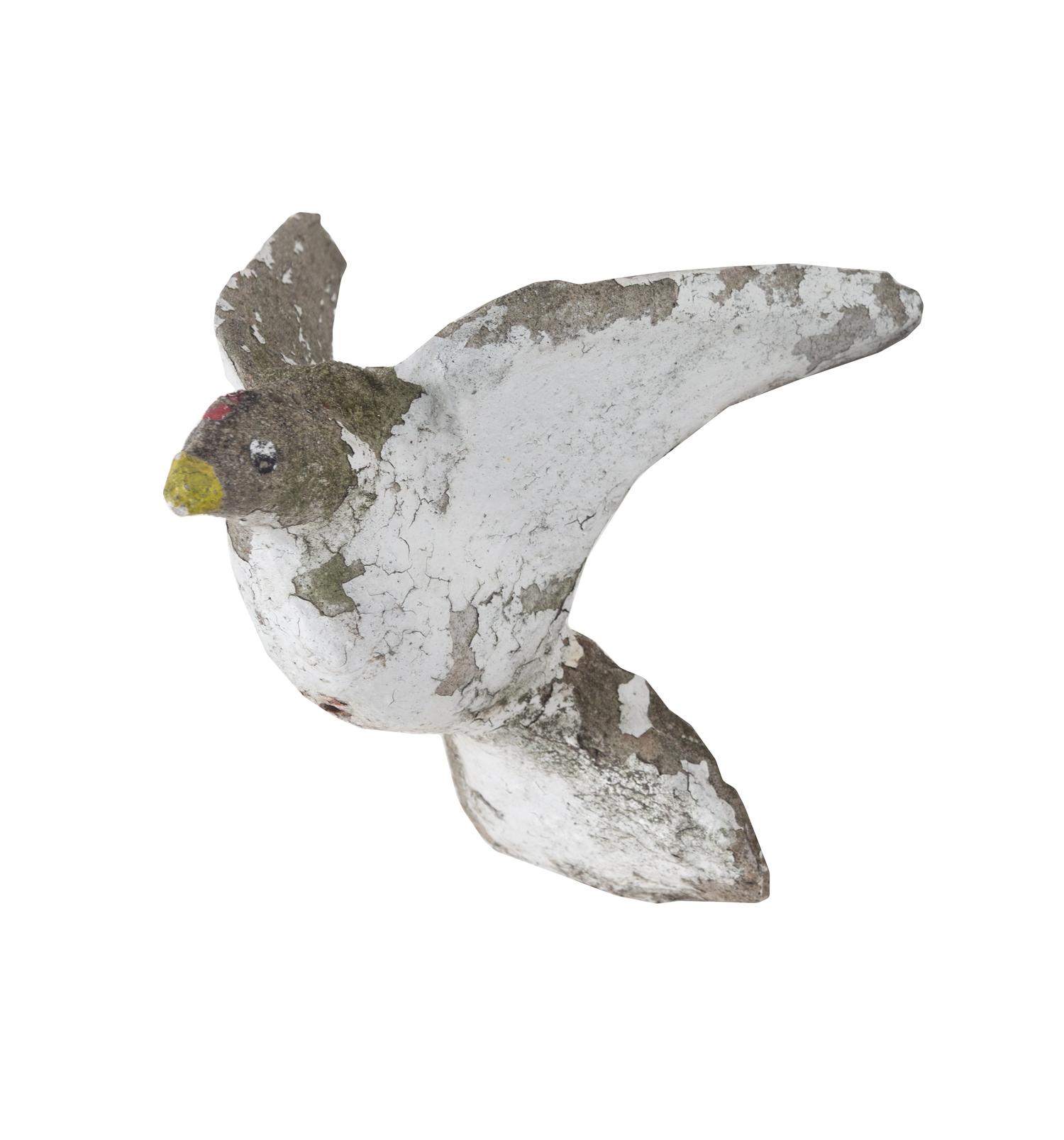 A Cast Stone Bird Feeder